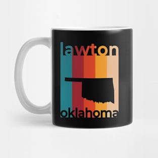 Lawton Oklahoma Retro Mug